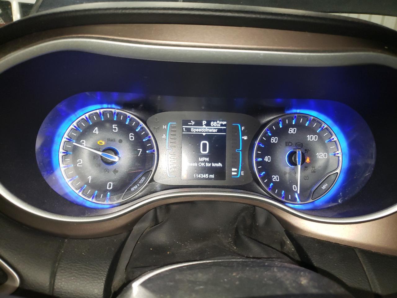 2017 Chrysler Pacifica VIN 2C4RC1CG0HR665513 Copart auction photo, front end damage thumbnail 9