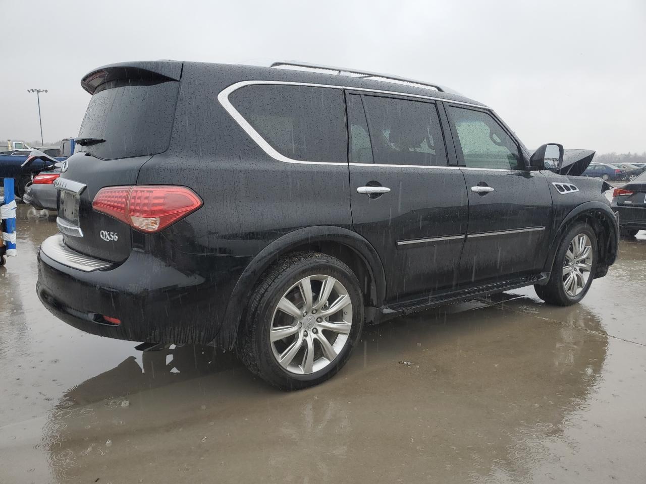 2012 Infiniti QX56 VIN JN8AZ2NE8C9019166 Copart auction photo, front end damage thumbnail 3