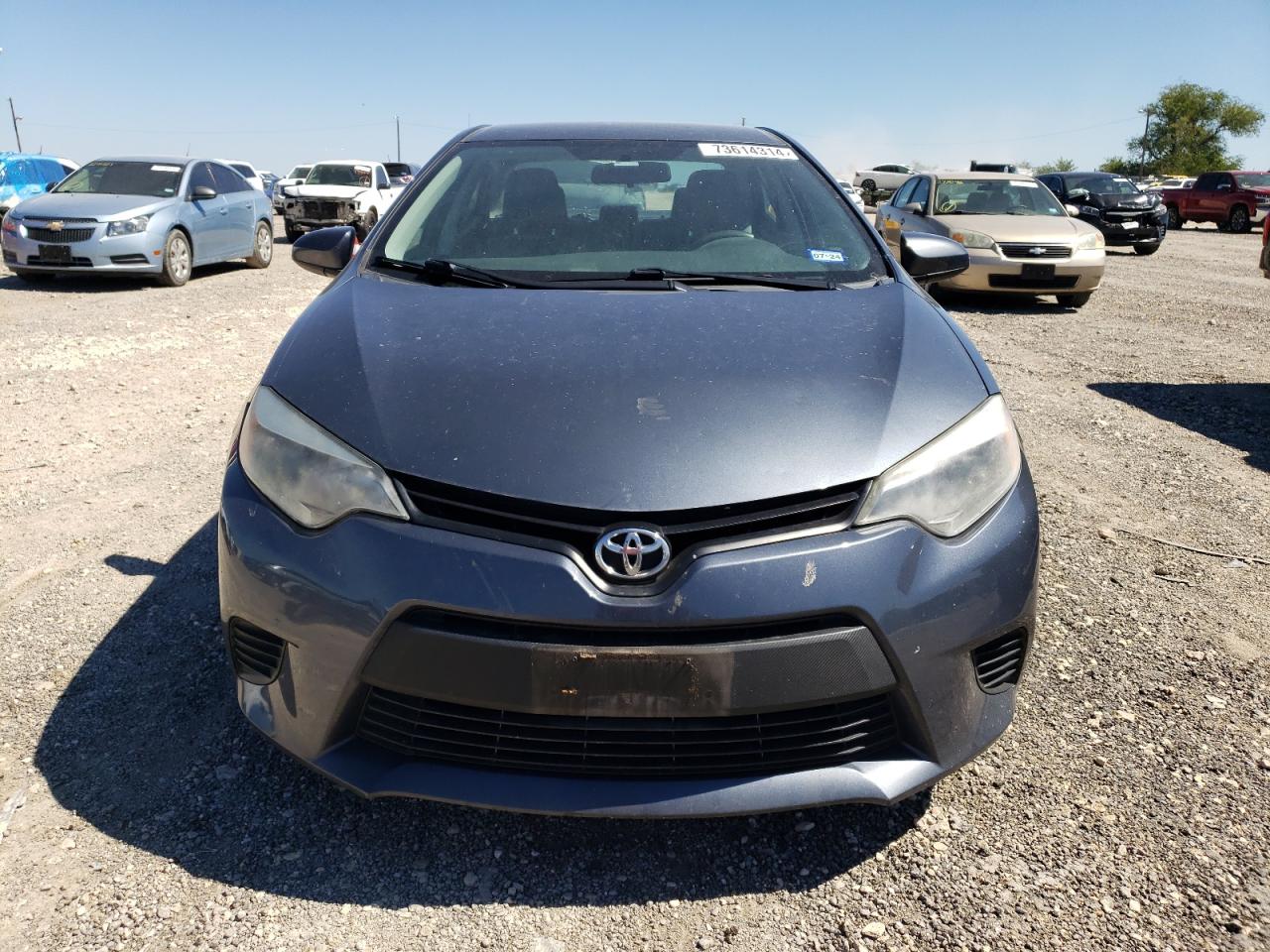 2014 Toyota Corolla VIN 5YFBURHE3EP170075 Copart auction photo, hail damage thumbnail 5