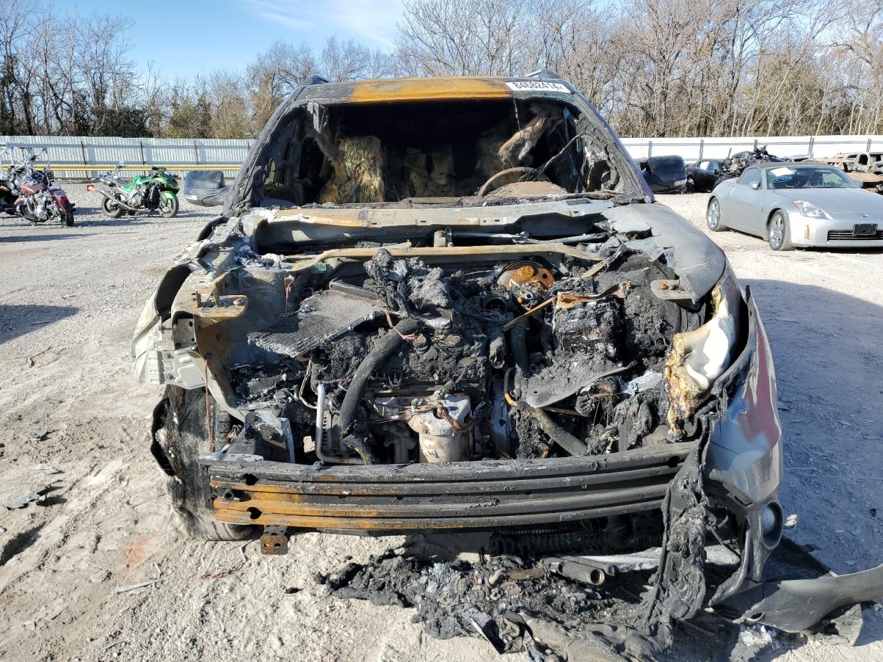 2014 Ford Explorer VIN 1FM5K7D87EGC06810 Copart auction photo, burn / all over damage thumbnail 5