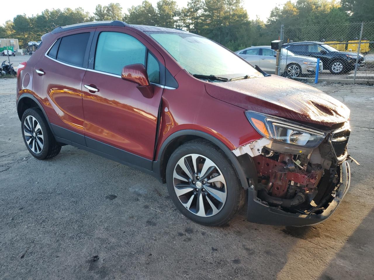 2021 Buick Encore VIN KL4CJESM6MB370381 Copart auction photo, front end damage thumbnail 4