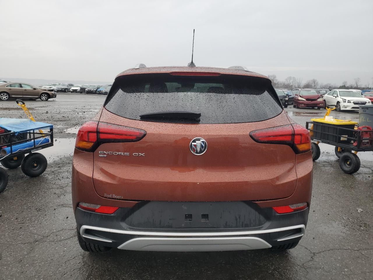2021 Buick Encore VIN KL4MMESL7MB148953 Copart auction photo, front end damage thumbnail 6