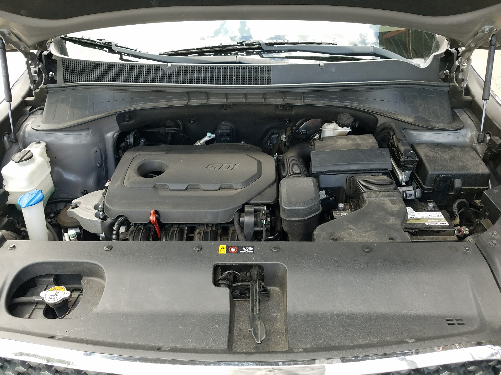 2016 KIA Sorento VIN 5XYPG4A34GG063357 Copart auction photo, burn damage thumbnail 7