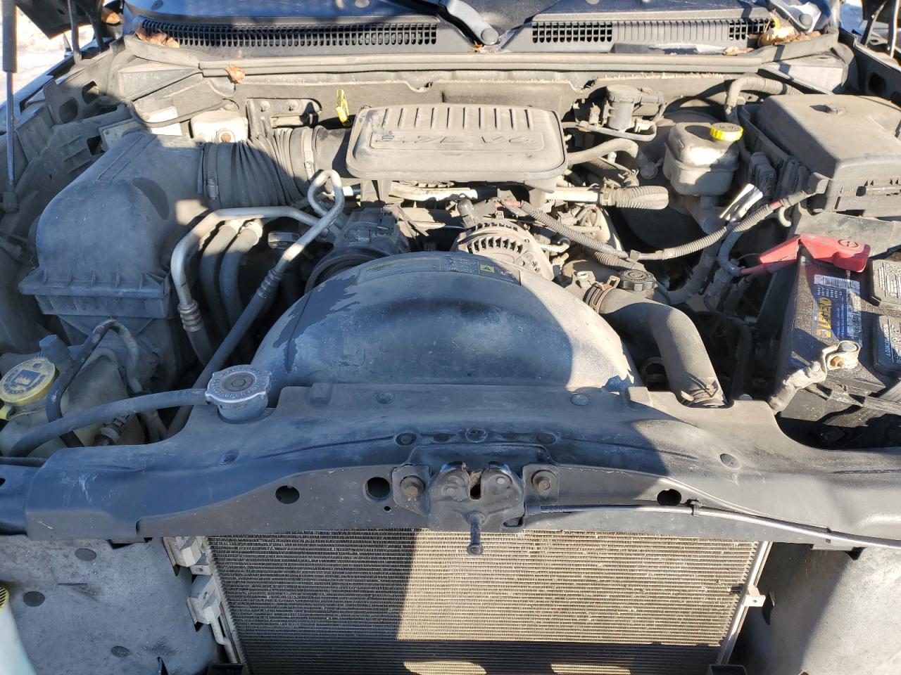 2008 Dodge Dakota VIN 1D7HW38K28S580141 Copart auction photo, front end damage thumbnail 11