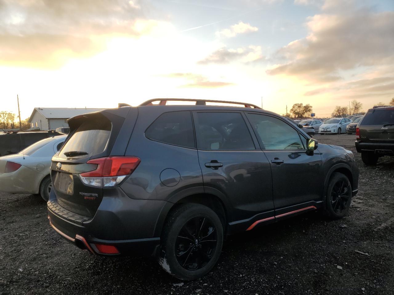 2020 Subaru Forester VIN JF2SKARC4LH460968 Copart auction photo, front end / side damage thumbnail 3