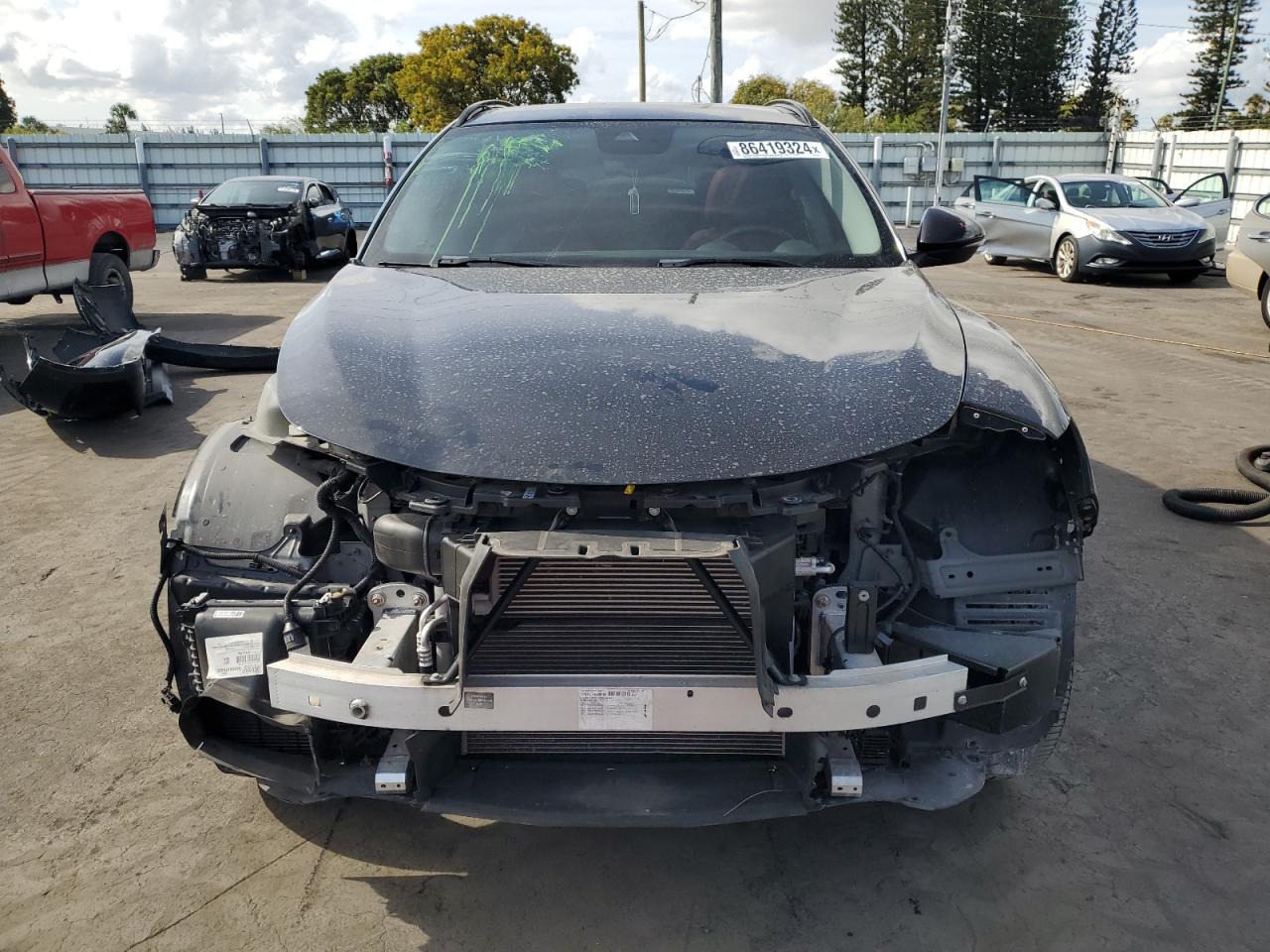 2021 Alfa Romeo Stelvio VIN ZASPAJAN1M7D12134 Copart auction photo, all over damage thumbnail 5