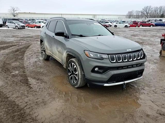 2022 Jeep Compass VIN 3C4NJDCB7NT196424 Copart auction photo, rear end / front end damage thumbnail 11