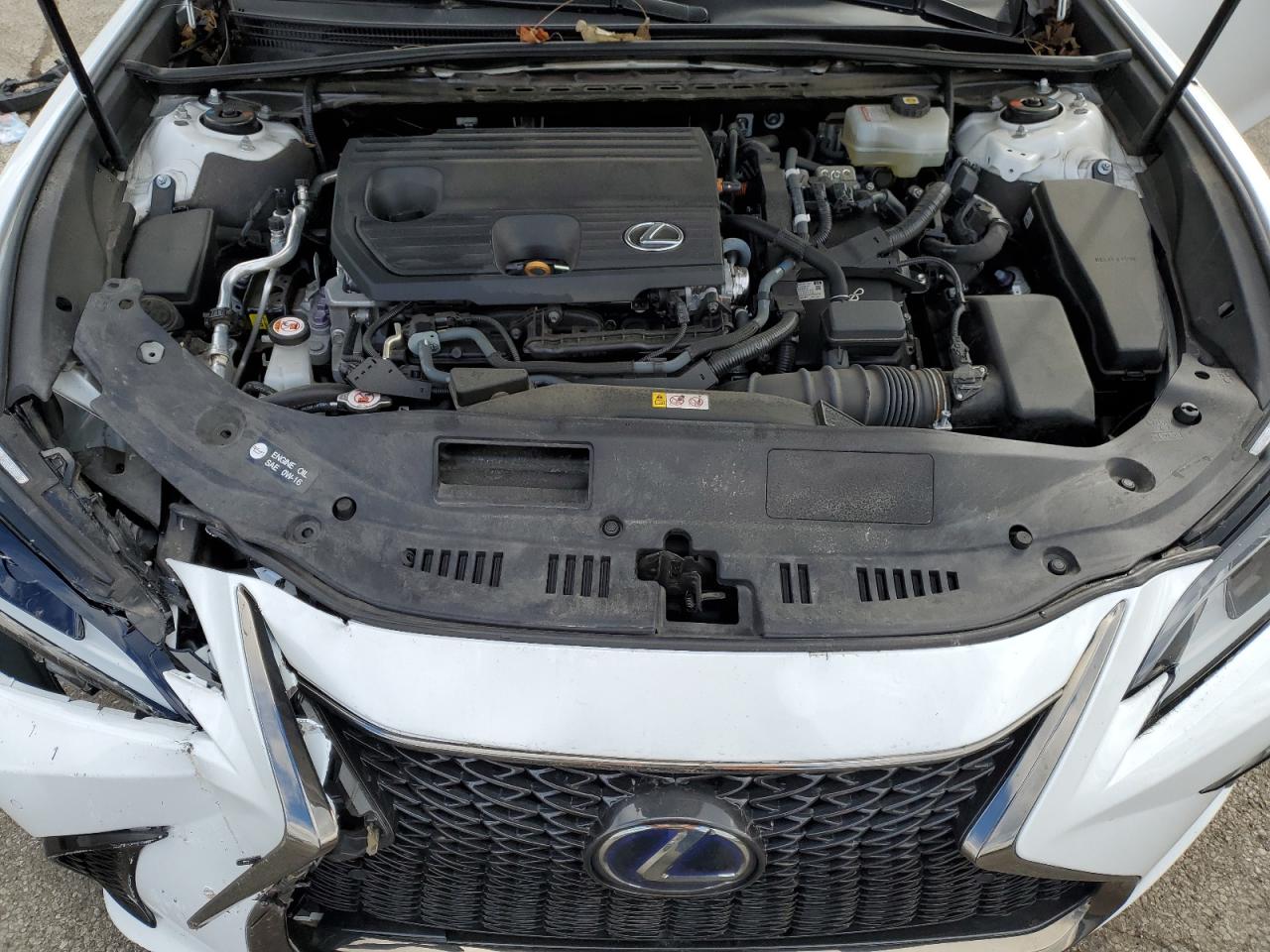 2022 Lexus ES VIN 58AGA1C18NU022676 Copart auction photo, front end / side damage thumbnail 11