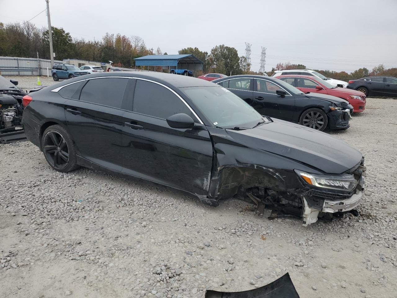 2018 Honda Accord VIN 1HGCV1F38JA198569 Copart auction photo, front end damage thumbnail 4