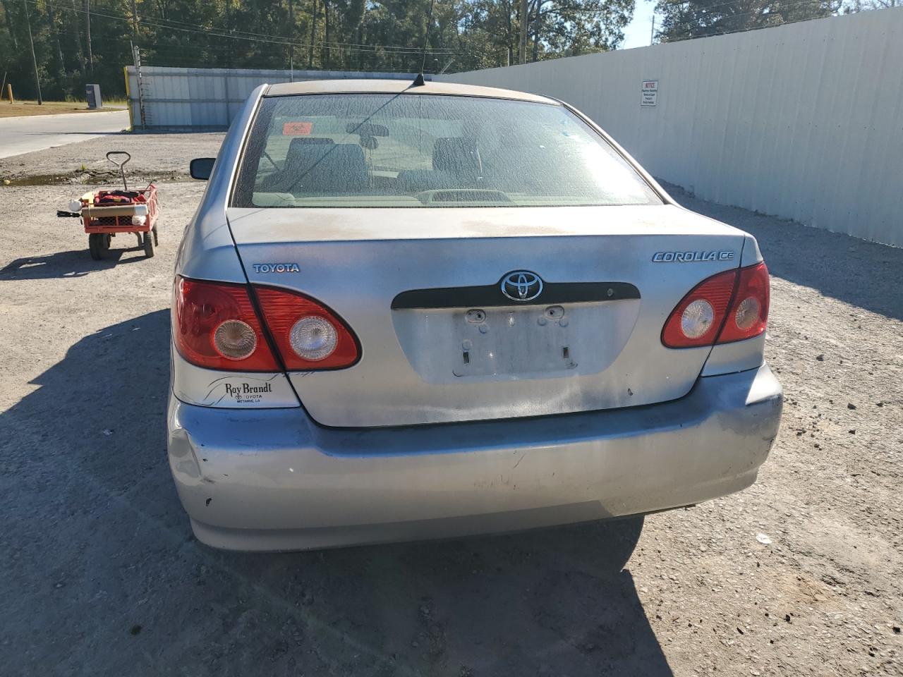 2006 Toyota Corolla VIN JTDBR32E560076539 Copart auction photo, front end / side damage thumbnail 6