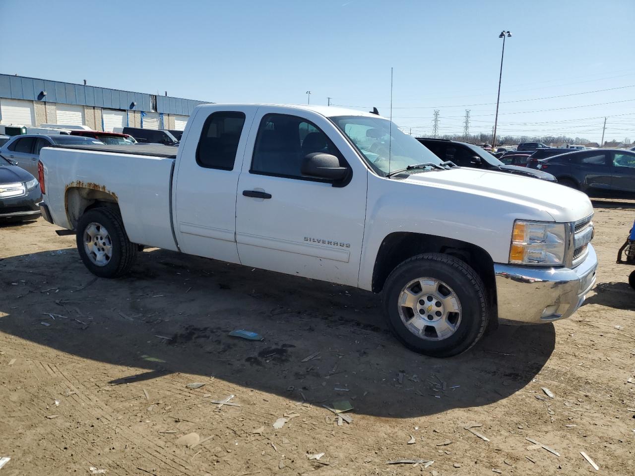 2012 Chevrolet Silverado VIN 1GCRCSE09CZ102772 Copart auction photo, rear end damage thumbnail 4