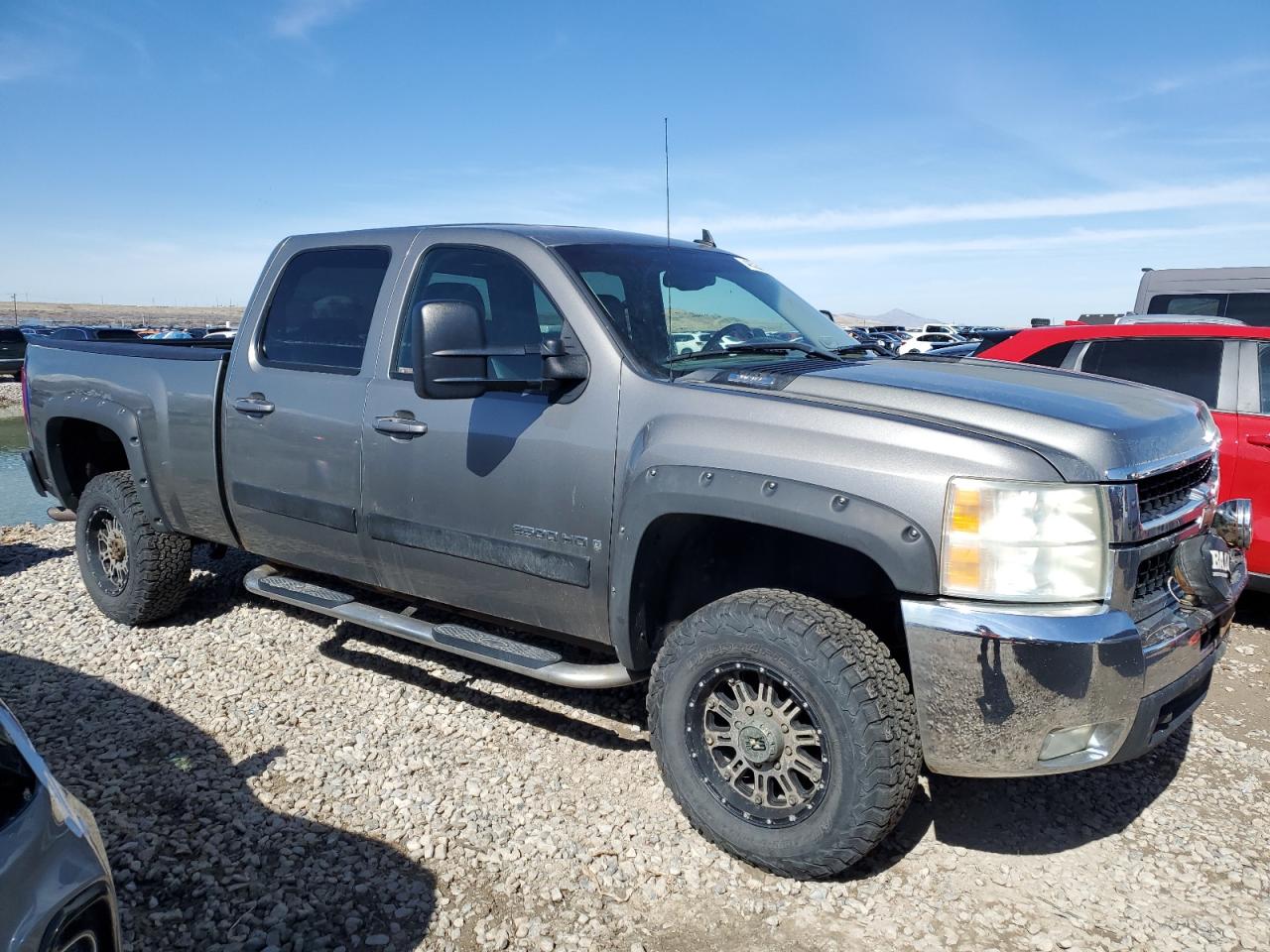 2007 Chevrolet Silverado VIN 1GCHK23K77F527420 Copart auction photo, front end damage thumbnail 4
