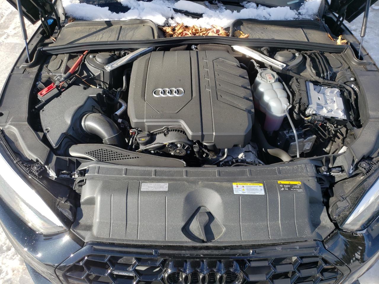 2024 Audi A5 VIN WAUFACF56RA067007 Copart auction photo, front end / undercarriage damage thumbnail 11