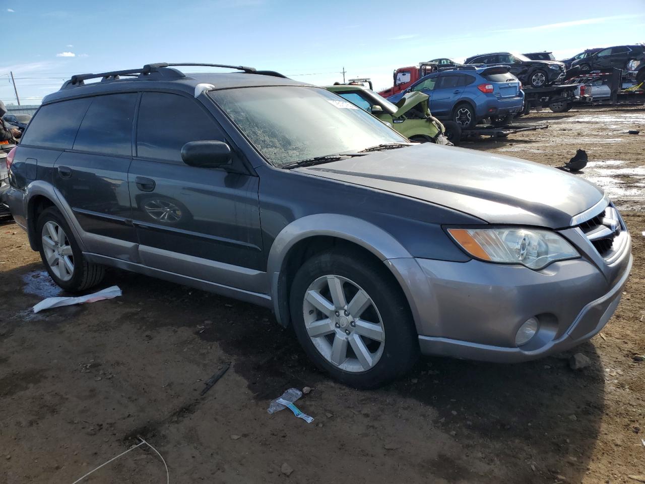 2009 Subaru Outback VIN 4S4BP61C397313592 Copart auction photo, mechanical damage thumbnail 4