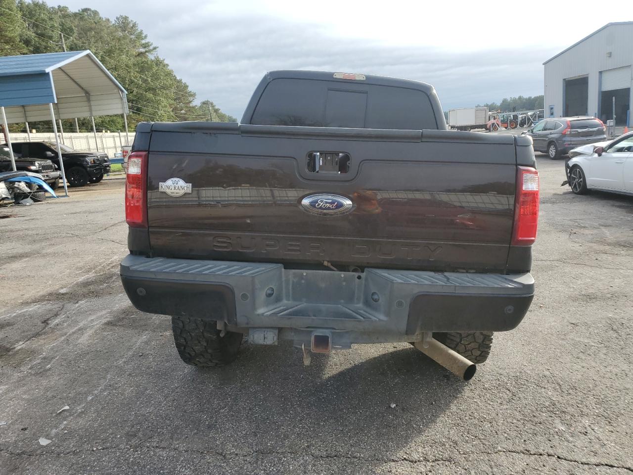 2015 Ford F250 VIN 1FT7W2BT5FED65284 Copart auction photo, side damage thumbnail 6