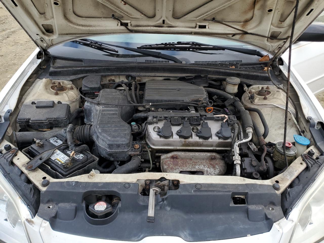 2005 Honda Civic VIN 2HGES16535H545459 Copart auction photo, rear end damage thumbnail 11