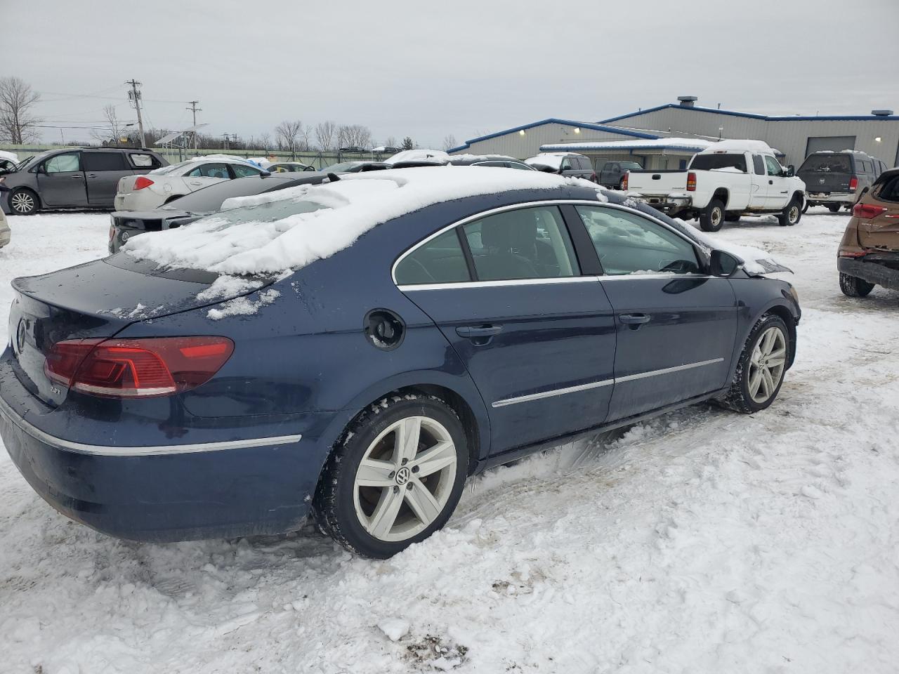 2013 Volkswagen Passat CC VIN WVWBP7AN2DE515064 Copart auction photo, front end damage thumbnail 3