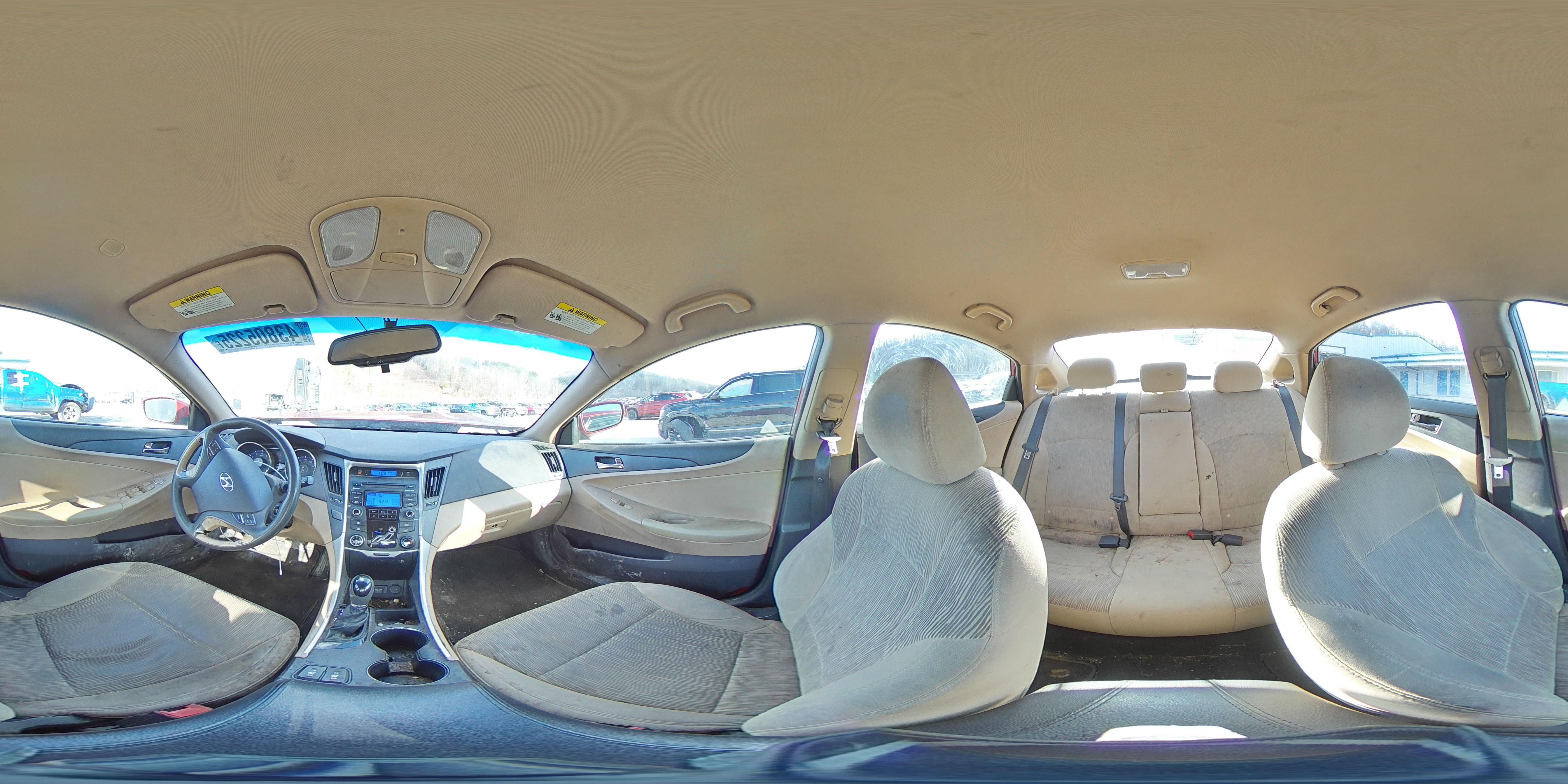 2013 Hyundai Sonata VIN 5NPEB4AC1DH583672 Copart auction photo, front end / rear end damage thumbnail 13
