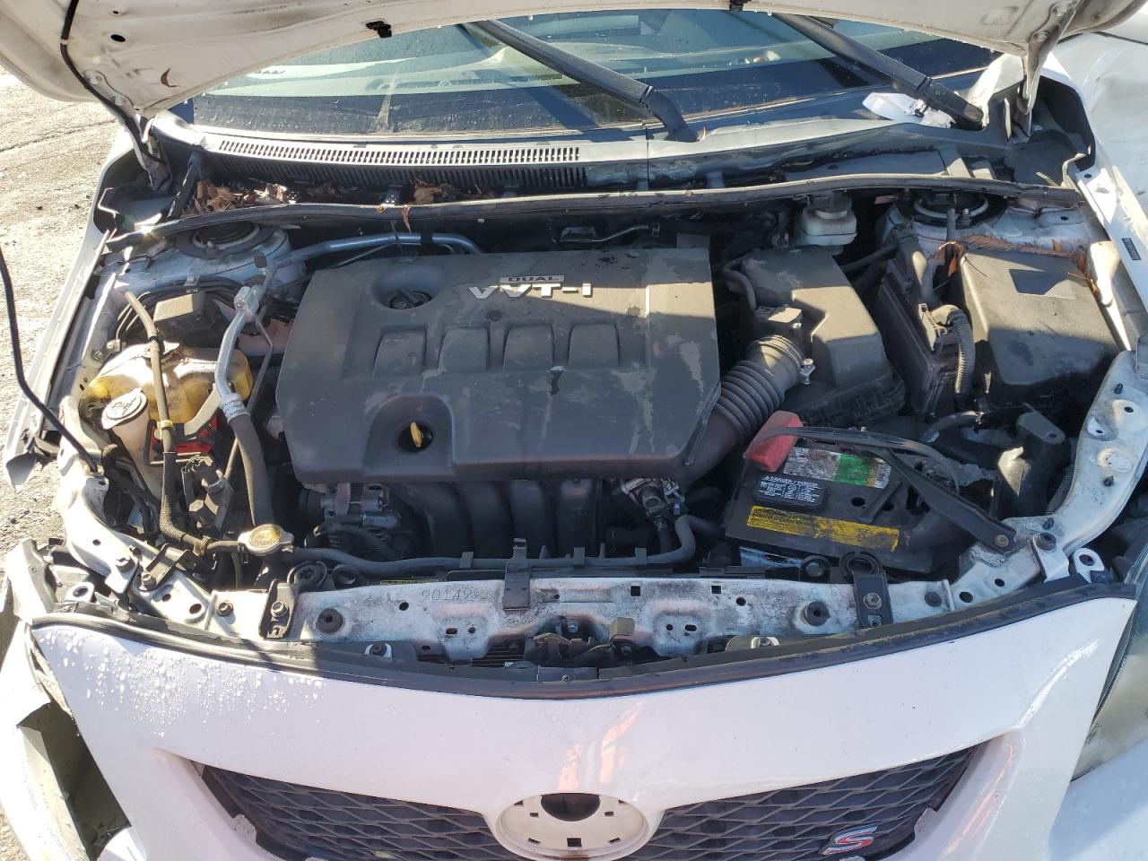 2010 Toyota Corolla VIN 2T1BU4EE0AC507013 Copart auction photo, all over damage thumbnail 13
