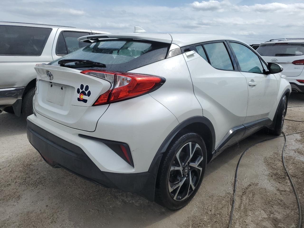 2018 Toyota C-HR VIN NMTKHMBX4JR027590 Copart auction photo, water/flood damage thumbnail 3