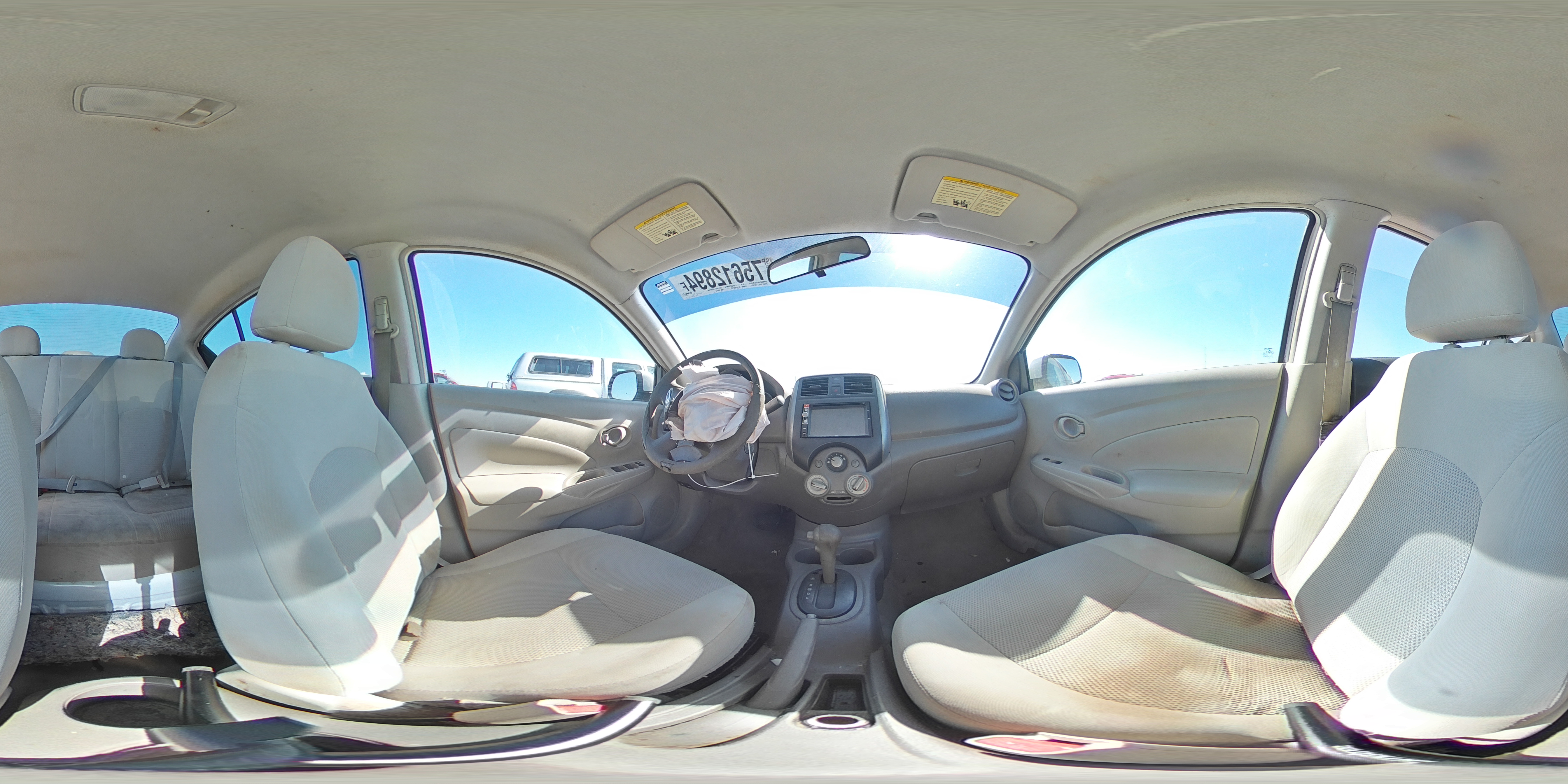 2012 Nissan Versa VIN 3N1CN7AP5CL930618 Copart auction photo, front end / rear end damage thumbnail 13