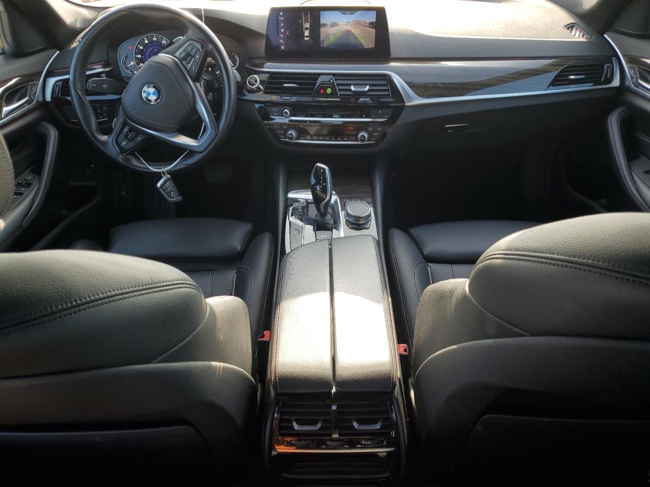 2019 BMW 5er VIN WBAJA9C54KB389470 Copart auction photo, front end / side damage thumbnail 8