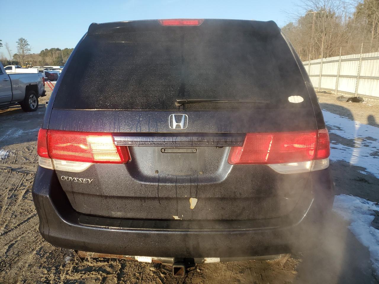 2008 Honda Odyssey VIN 5FNRL38728B063454 Copart auction photo, front end / side damage thumbnail 6
