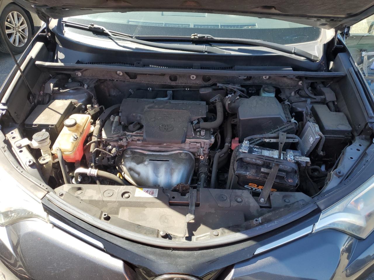 2017 Toyota RAV 4 VIN JTMZFREV8HJ131018 Copart auction photo, side / front end damage thumbnail 12