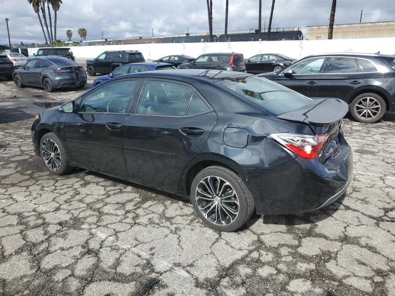 2016 Toyota Corolla VIN 2T1BURHE1GC733594 Copart auction photo, rear end damage thumbnail 2