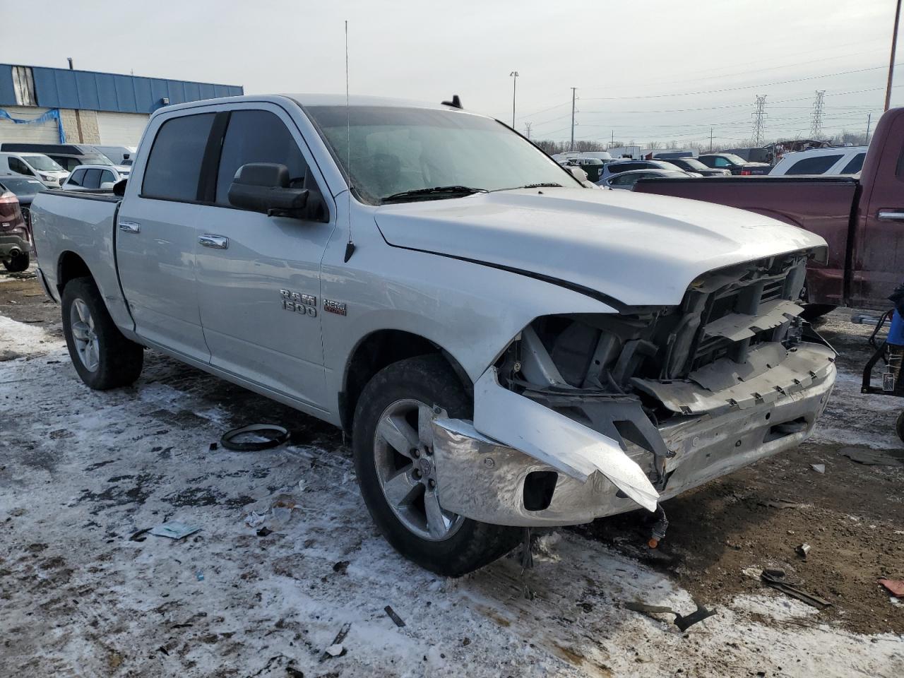 2016 RAM 1500 VIN 3C6RR7LT0GG148948 Copart auction photo, front end damage thumbnail 4