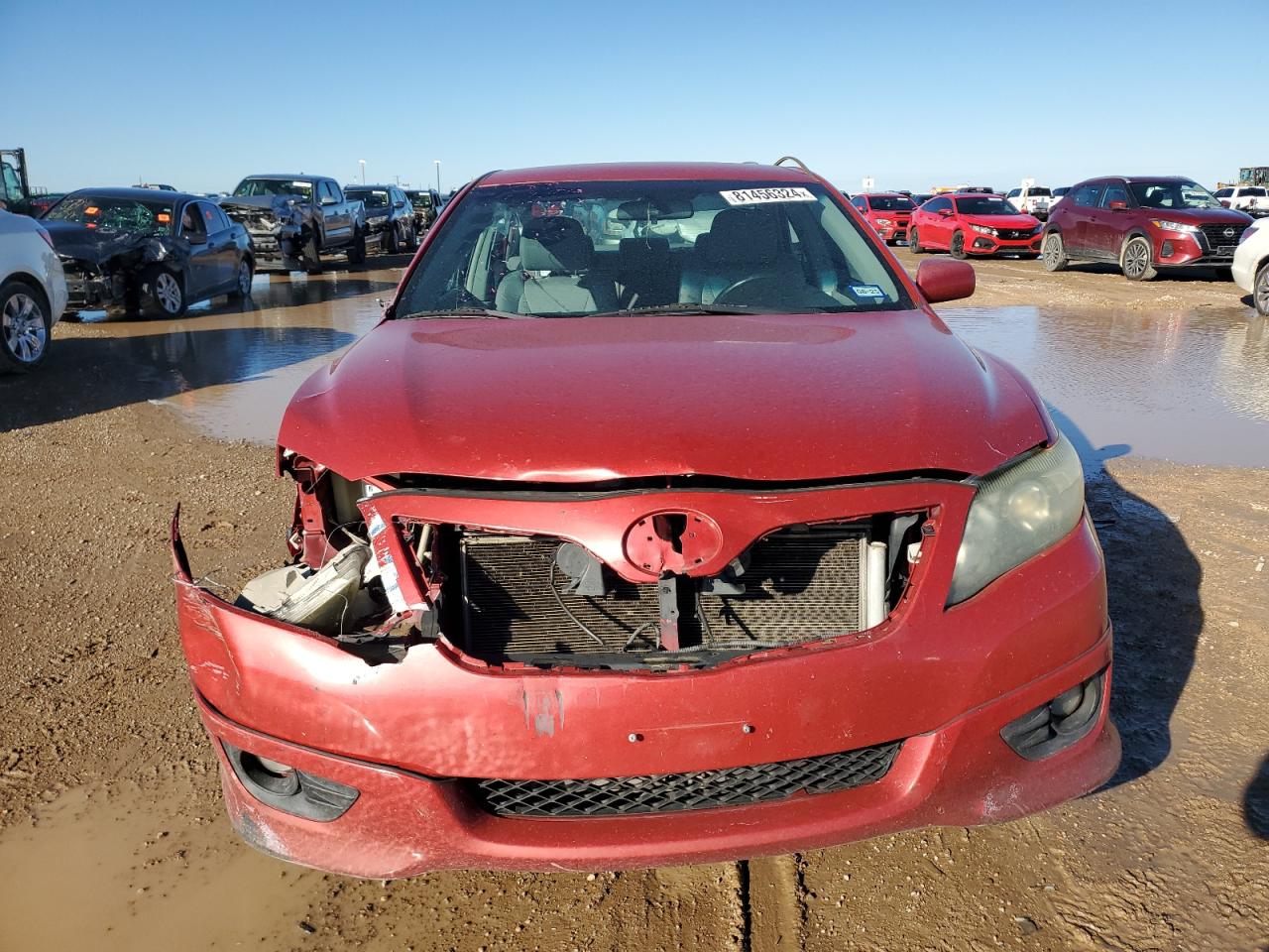 2011 Toyota Camry VIN 4T1BF3EK8BU129503 Copart auction photo, side / front end damage thumbnail 5