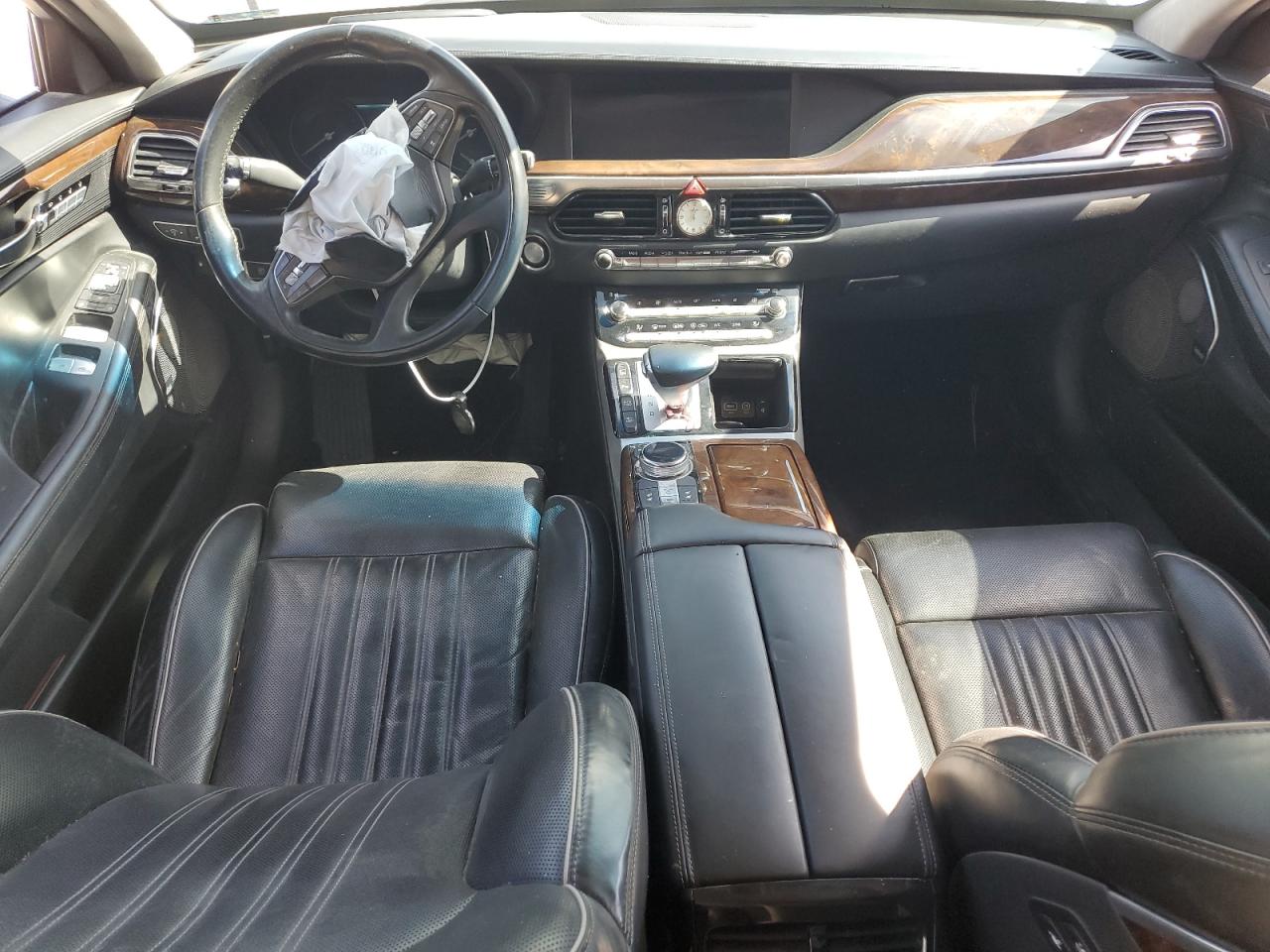 2018 Genesis G90 VIN KMHG34JA8JU043690 Copart auction photo, front end damage thumbnail 8