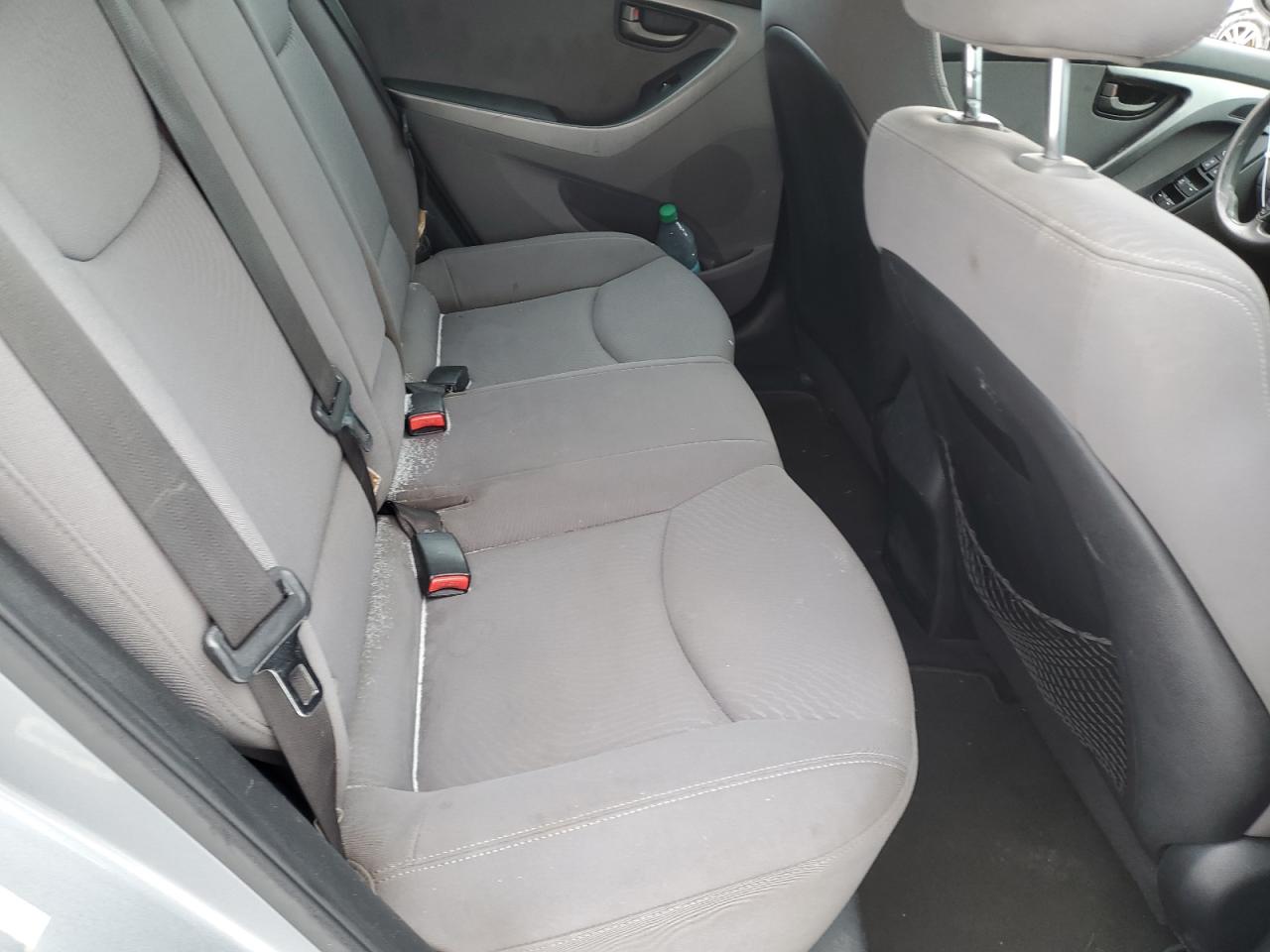 2014 Hyundai Elantra VIN KMHDH4AE2EU174949 Copart auction photo, front end damage thumbnail 10