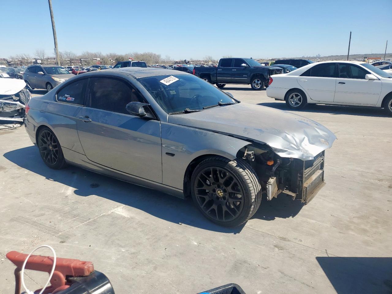 2009 BMW 3er VIN WBAWB73599P046870 Copart auction photo, front end damage thumbnail 4