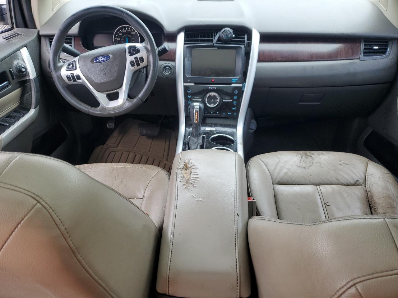 2013 Ford Edge VIN 2FMDK3KC1DBB13671 Copart auction photo, all over damage thumbnail 8
