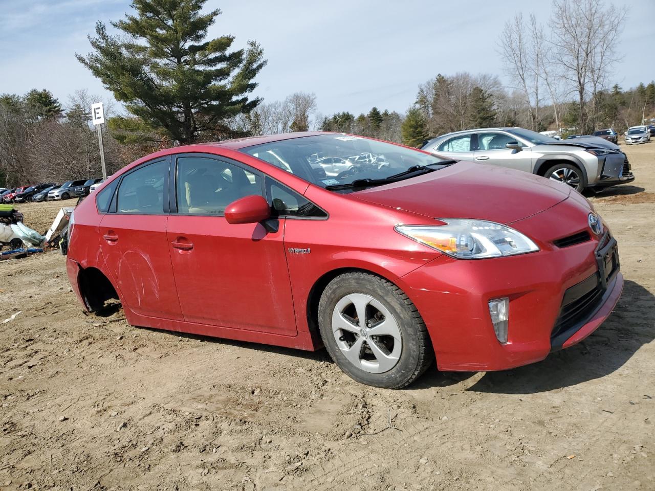2012 Toyota Prius VIN JTDKN3DU5C1547854 Copart auction photo, rear end damage thumbnail 4