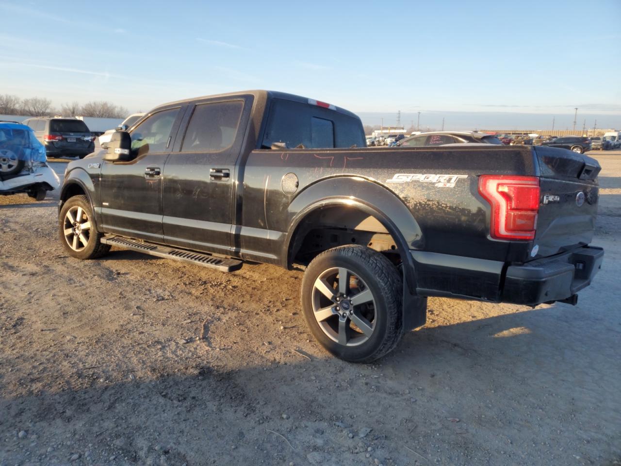 2016 Ford F-150 VIN 1FTFW1EG0GKE45793 Copart auction photo, all over damage thumbnail 2