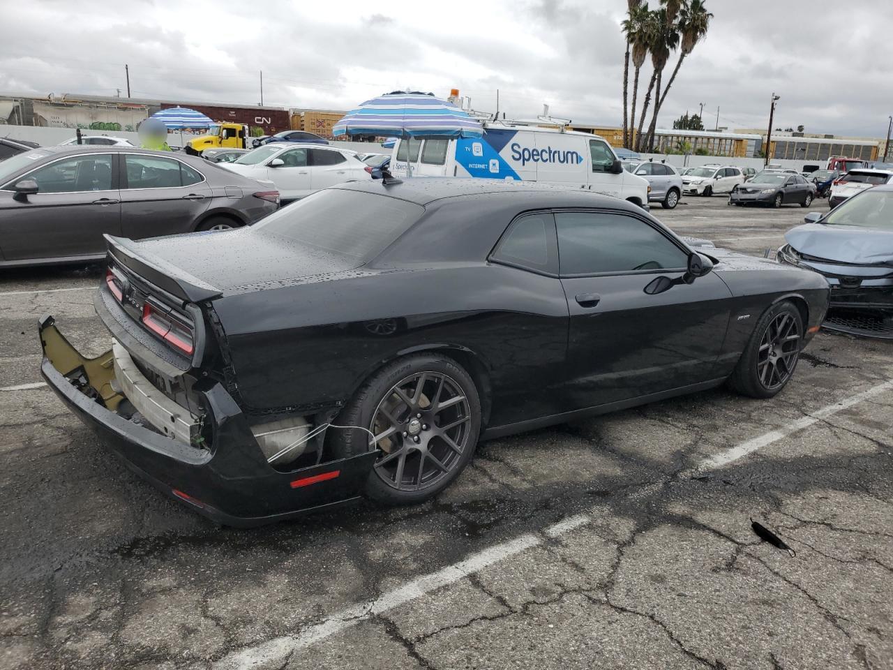 2016 Dodge Challenger VIN 2C3CDZBT2GH232610 Copart auction photo, side / rear end damage thumbnail 3