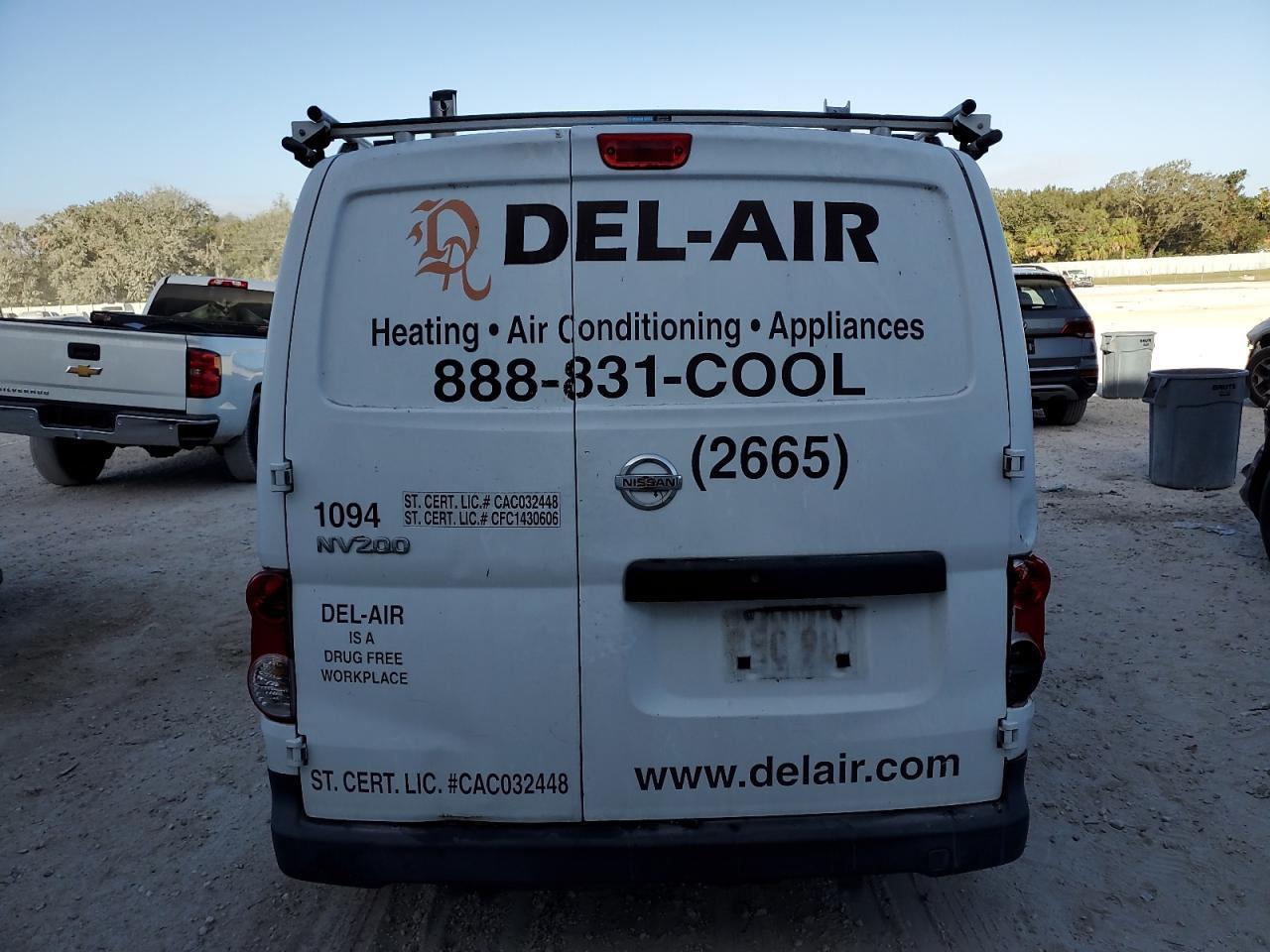 2015 Nissan NV VIN 3N6CM0KN5FK704784 Copart auction photo, front end / rear end damage thumbnail 6