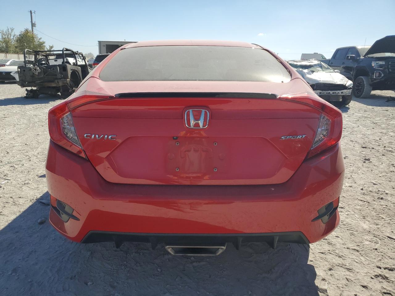 2021 Honda Civic VIN 2HGFC2F85MH521339 Copart auction photo, hail damage thumbnail 6