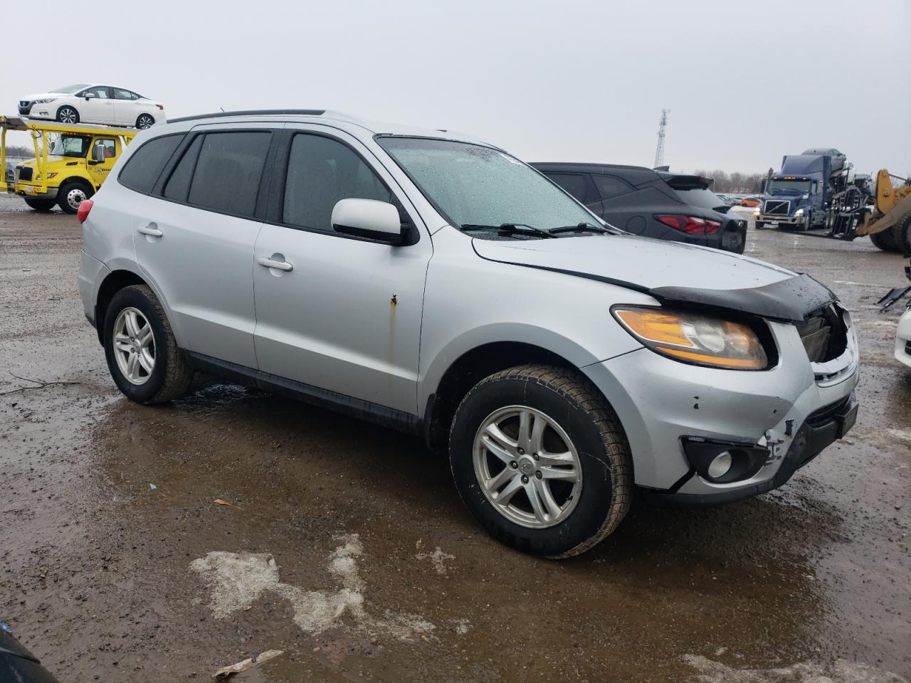 2010 Hyundai Santa Fe VIN 5NMSG4AG3AH406198 Copart auction photo, front end damage thumbnail 4