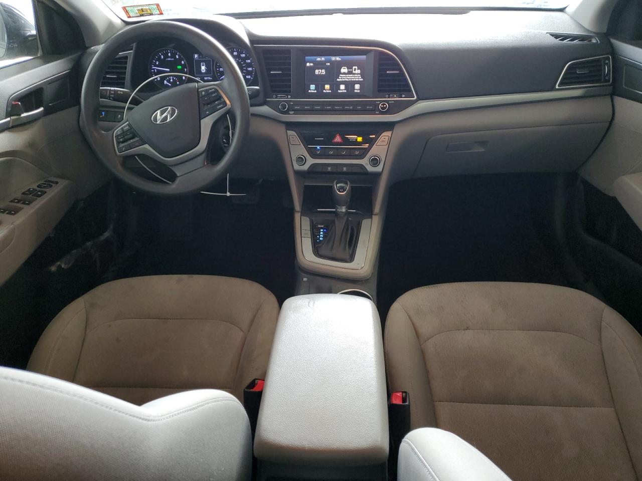 2018 Hyundai Elantra VIN KMHD84LF3JU449308 Copart auction photo, front end / side damage thumbnail 8