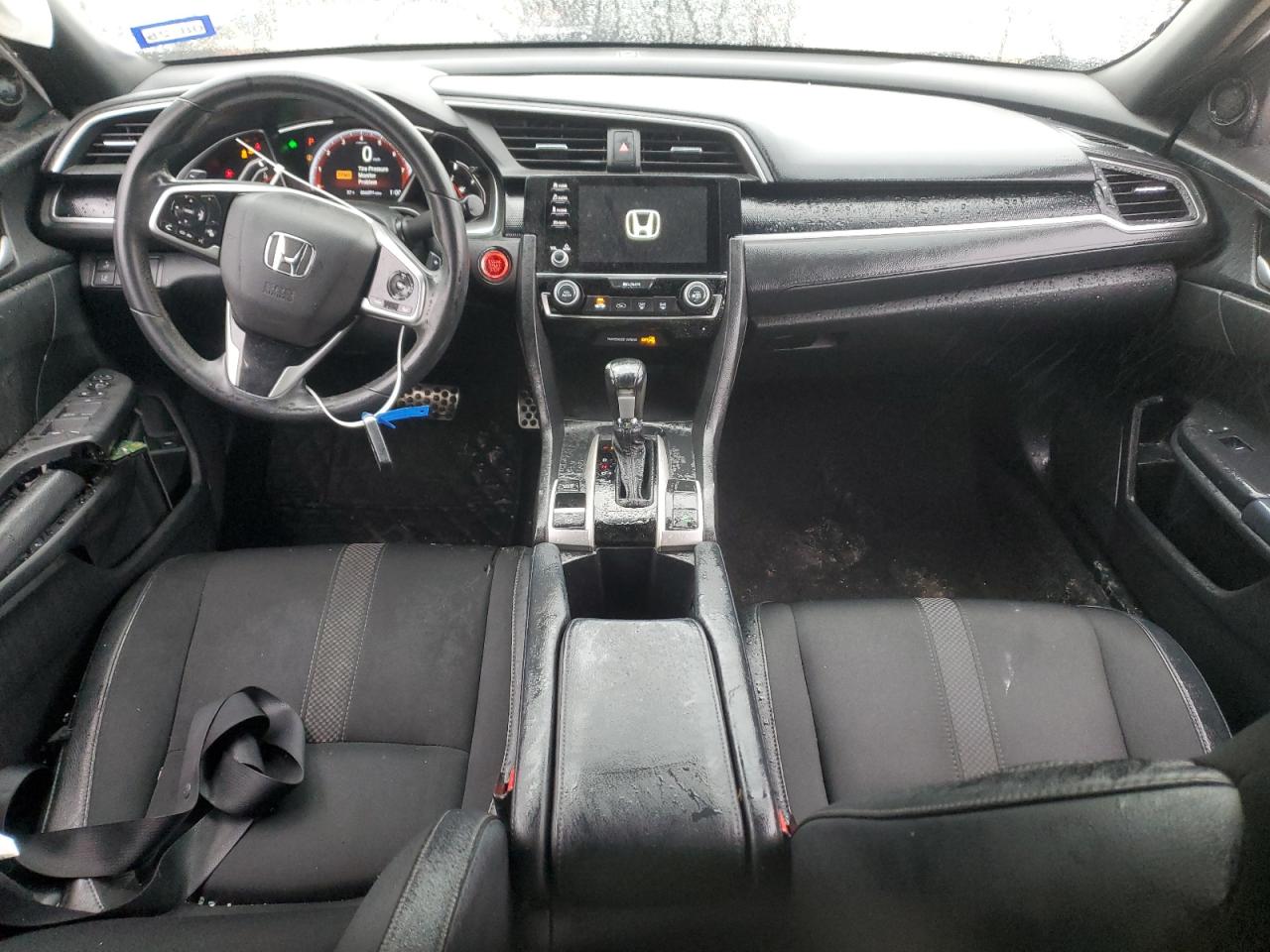 2019 Honda Civic VIN 19XFC2F85KE012701 Copart auction photo, side damage thumbnail 8