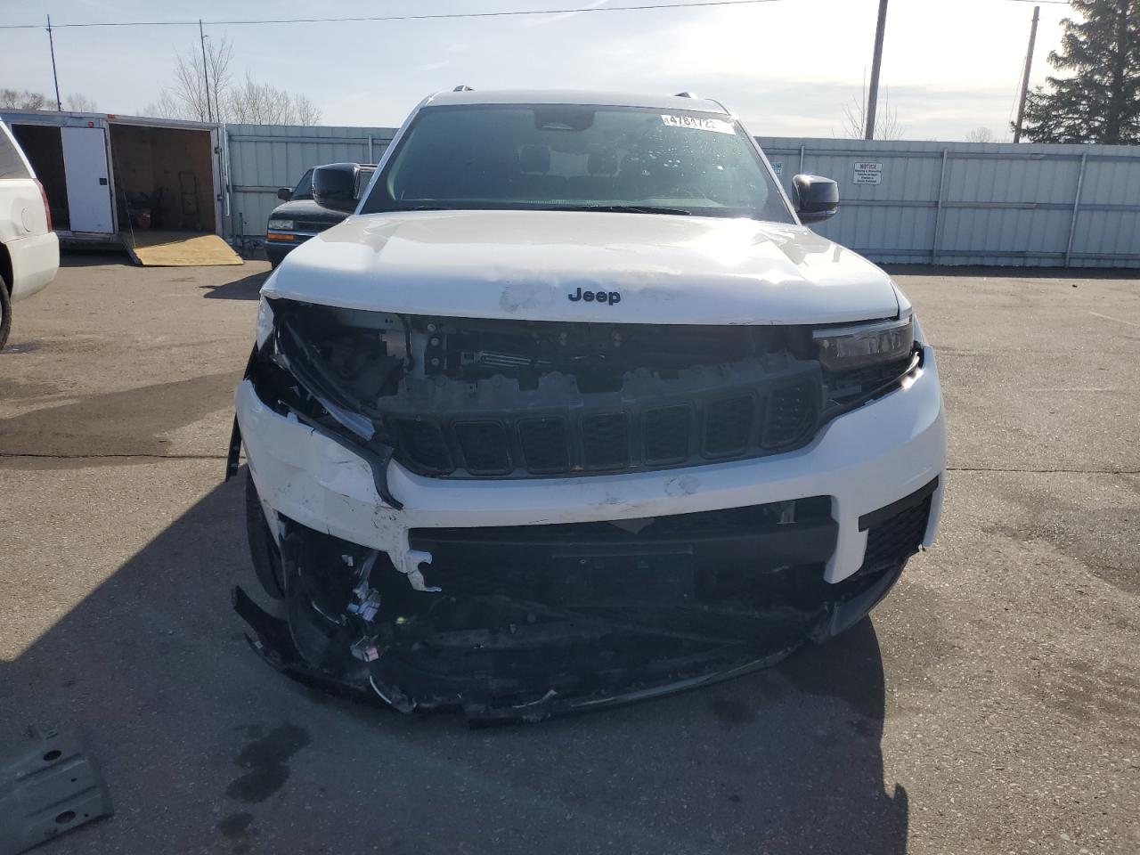 2021 Jeep Grand Cherokee VIN 1C4RJKAG7M8166583 Copart auction photo, front end damage thumbnail 5