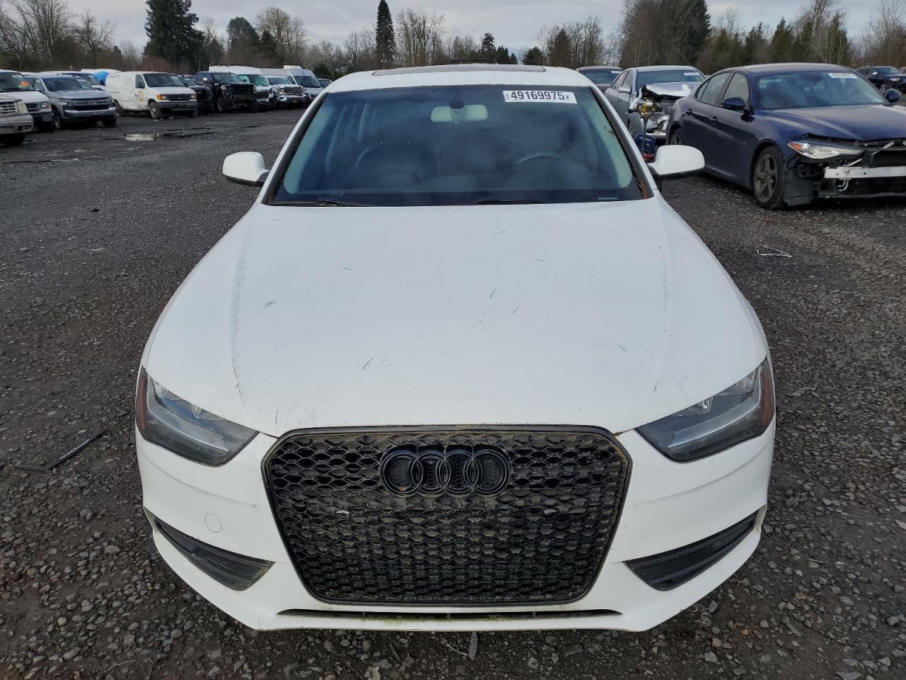2013 Audi A4 VIN WAUAFAFLXDN023298 Copart auction photo, mechanical / front end damage thumbnail 5