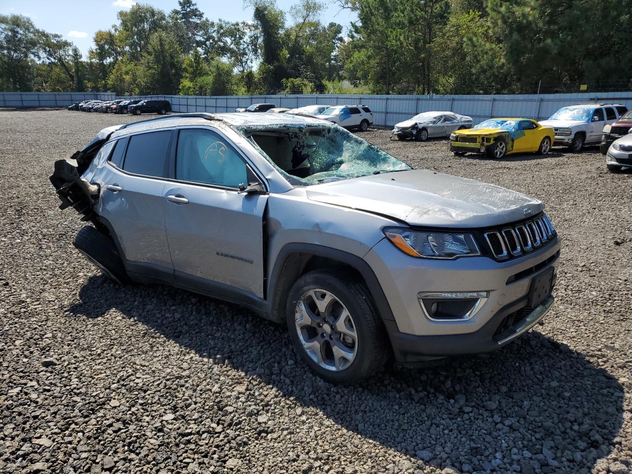 2021 Jeep Compass VIN 3C4NJDCB7MT511236 Copart auction photo, all over damage thumbnail 4