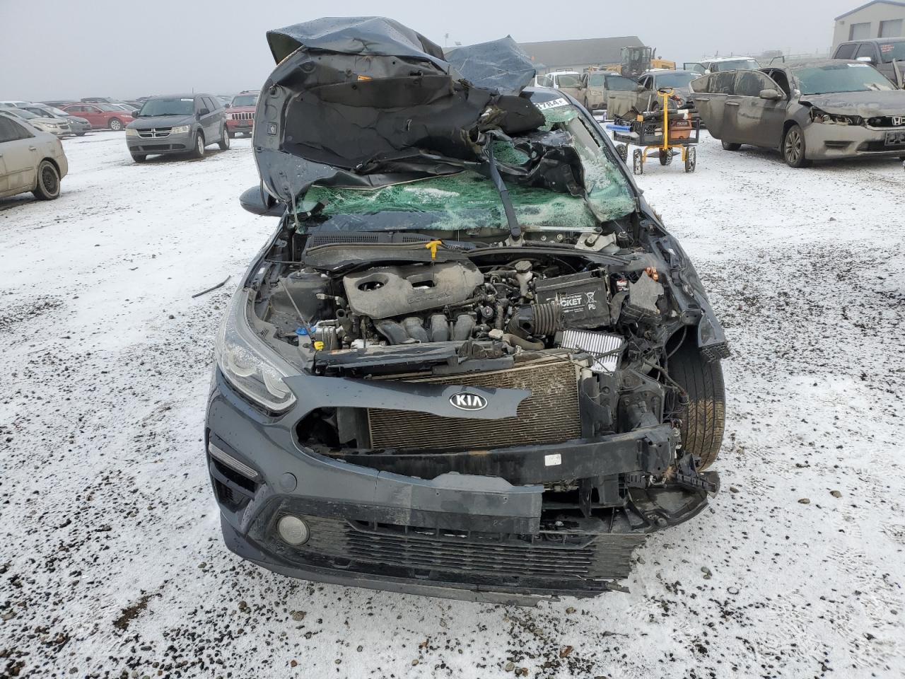 2021 KIA Forte VIN 3KPF24AD7ME267050 Copart auction photo, all over damage thumbnail 5
