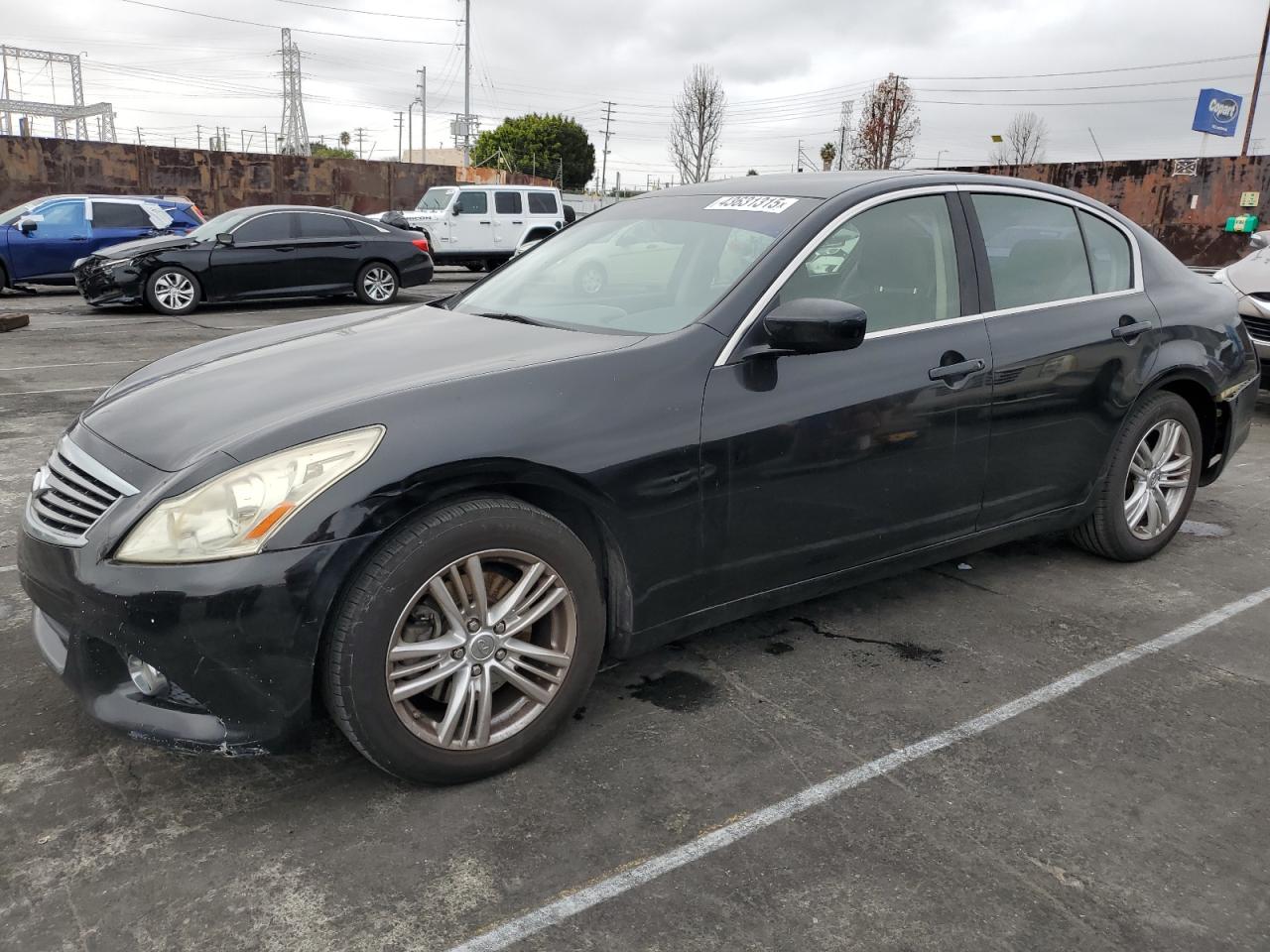 2012 Infiniti G VIN JN1DV6AP9CM700021