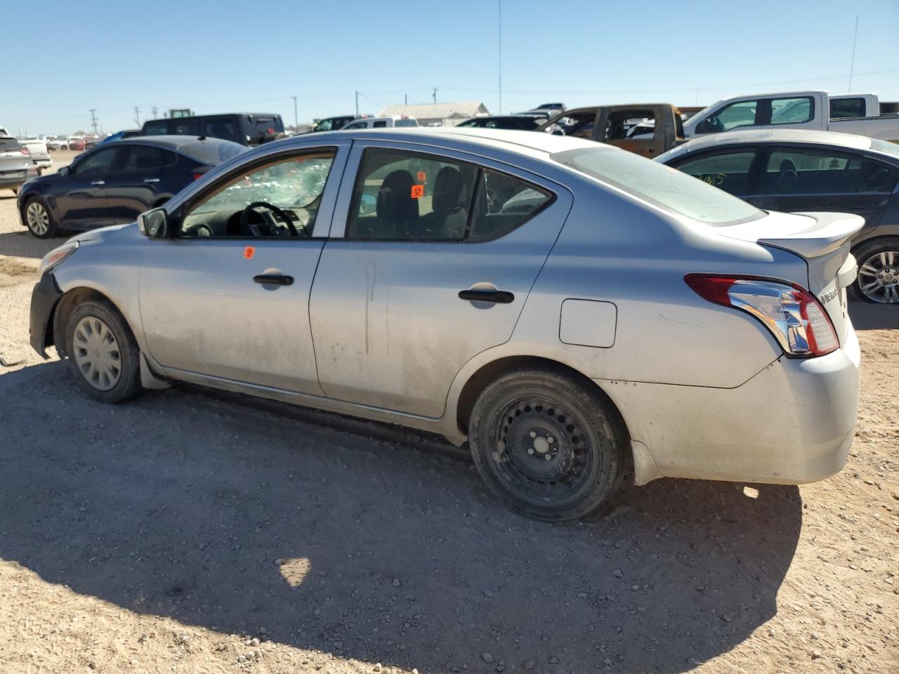 2018 Nissan Versa VIN 3N1CN7AP2JL823698 Copart auction photo, front end / side damage thumbnail 2
