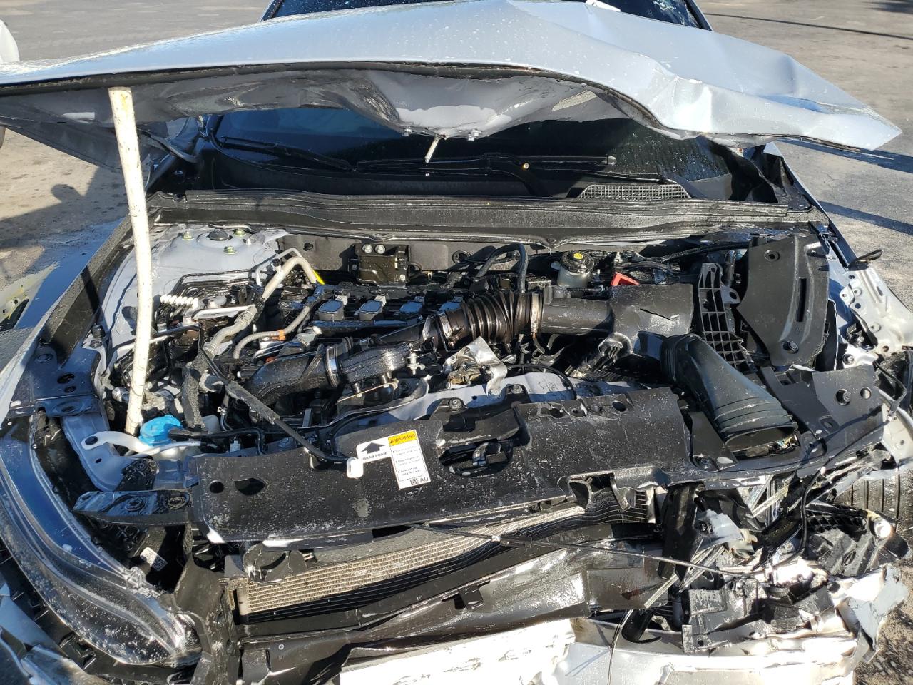 2022 Honda Accord VIN 1HGCV1F39NA046872 Copart auction photo, front end damage thumbnail 11